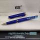 Replica Mont Blanc PIX Collection Rollerball Pen Blue Precious Resin and Silver (3)_th.jpg